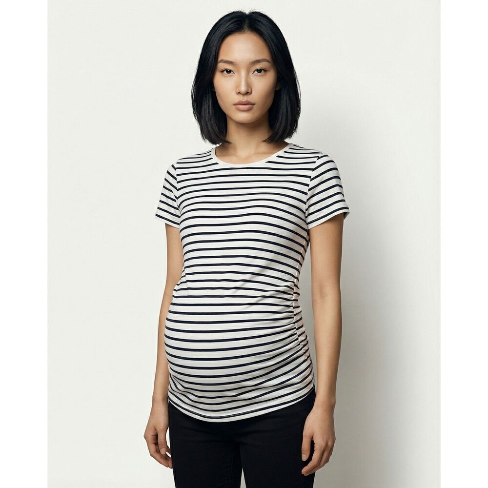 NWT Bearsland Striped Maternity Shirt